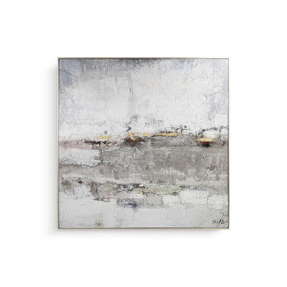 Old Town Framed Wall Art Oil Painting 122*122cm