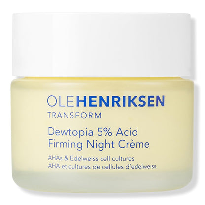 OLEHENRIKSEN Dewtopia 5% AHA Firming Night Crème – Hydration, Exfoliation & Even Tone