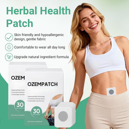 OLEVRALIS Upgraded Ozem Patch for All-Over Body — Comfortable Day and Night Wear, 60 Patches