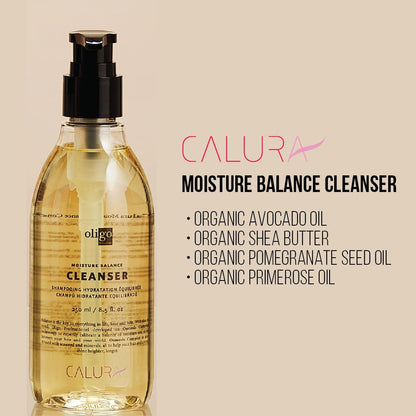 Oligo Professionnel Calura Moisture Balance Cleanser – Sulfate Free Shampoo, Vegan & Color Safe | 8.5oz