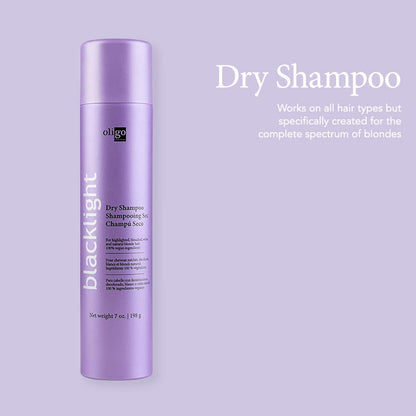 Oligo Professionnel Blacklight Dry Shampoo – Weightless Volume for All Hair Types | Vegan & Residue-Free | 7 oz