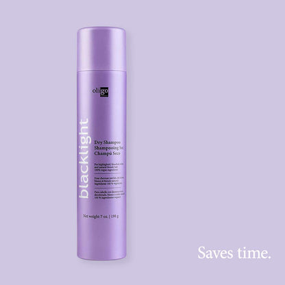 Oligo Professionnel Blacklight Dry Shampoo – Weightless Volume for All Hair Types | Vegan & Residue-Free | 7 oz