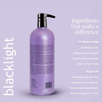 Oligo Professionnel Blacklight Nourishing Shampoo – Sulfate-Free, Color-Treated Hair with Argan Oil | 32 oz
