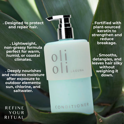OLIOLI Hydrating Repair Conditioner 15.2oz | Keratin, Oils & Plant Proteins for Dry & Damaged Hair