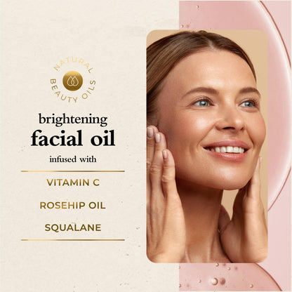 Oliology Brightening Facial Oil — Vitamin C, Rosehip & Squalane | Hydration & Radiance