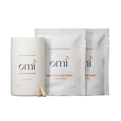 OMI WellBeauty Womens Hair Growth Peptides — Doctor-Recommended Follicle Fortifying Biotechnology