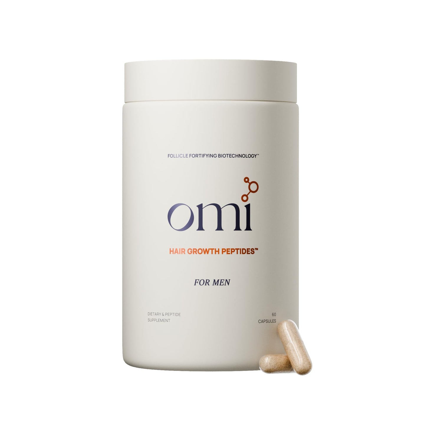 OMI WellBeauty Men's Hair Growth Peptides — Doctor-Recommended Follicle Fortifying Biotech