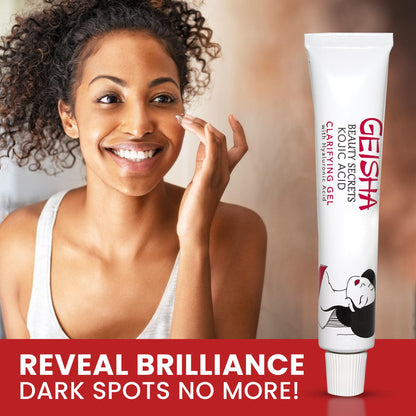 OMIC Geisha Kojic Acid Gel – 1 fl oz / 30g (Pack of 2) | Skin Brightening & Clarifying Gel
