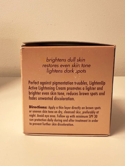 OMIC Lighten-Up Plus Active Skin Brightening Cream – 3.4 oz (100 ml) for Face & Body