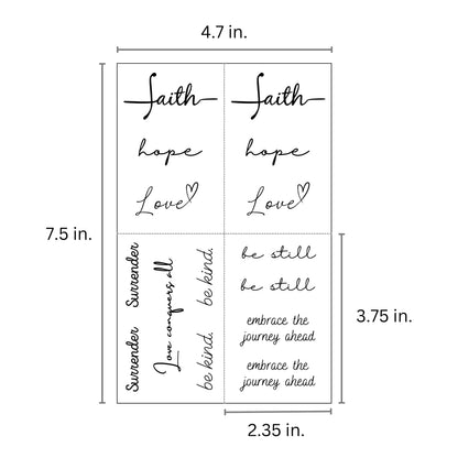 One Grace Soul Collection – Realistic Waterproof Mini Tattoos