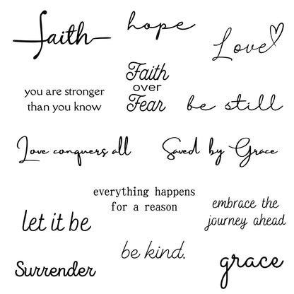 One Grace Soul Collection – Realistic Waterproof Mini Tattoos