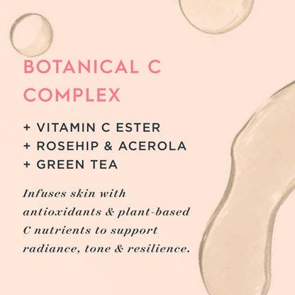 One Love Organics Botanical C Facial Serum – Vitamin C Oil, 1 oz | Organic & Cruelty-Free