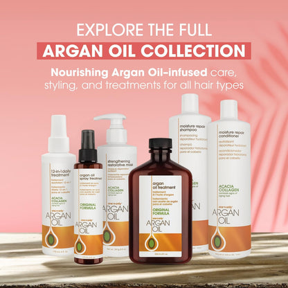 One 'N Only Soin à l'huile d'argan pour cheveux – Huile légère et hydratante pour cheveux naturels, perruques et extensions – Brillance, protection contre la chaleur et contrôle des frisottis (237 ml)