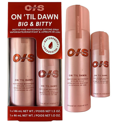 One Size On ’Til Dawn Big & Bitty Matte Waterproof Setting Spray Duo – 3.4 oz + 1.0 oz