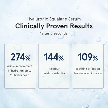 ONE THING Hyaluronic Squalane Serum (50ml) — Lightweight Dual-Layer Hydration (Korean Skincare)