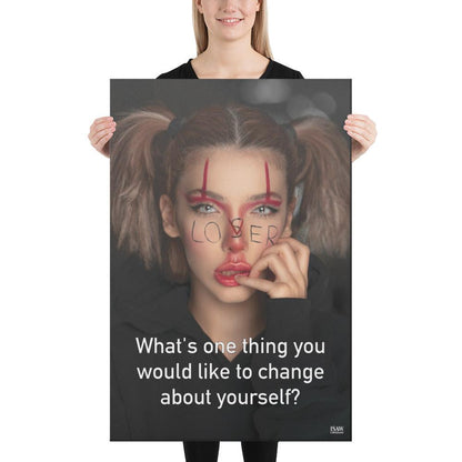 One Thing You Would Like To Change - Canvas Print
