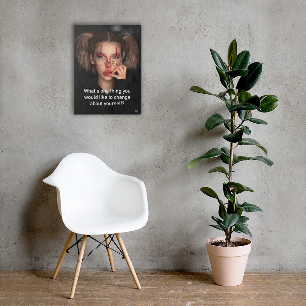 One Thing You Would Like To Change - Canvas Print