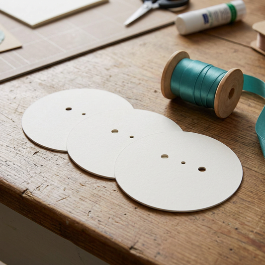 100 X 1 Tier Rosette Backing Board With Pin And Bridal Hook Holes