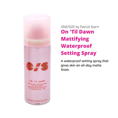 ONE/SIZE by Patrick Starrr Mini On 'Til Dawn Mattifying Waterproof Setting Spray – 1 oz