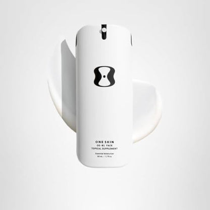 OneSkin FACE OS-01 Peptide Topical Supplement – Fragrance-Free Skin Longevity Moisturizer (50 mL / 1.7 oz)