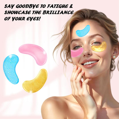 Onespring Eye Masks (36 Pairs) - Caffeine, Retinol, 24K Gold Eye Patches for Puffiness, Dark Circles, Wrinkles