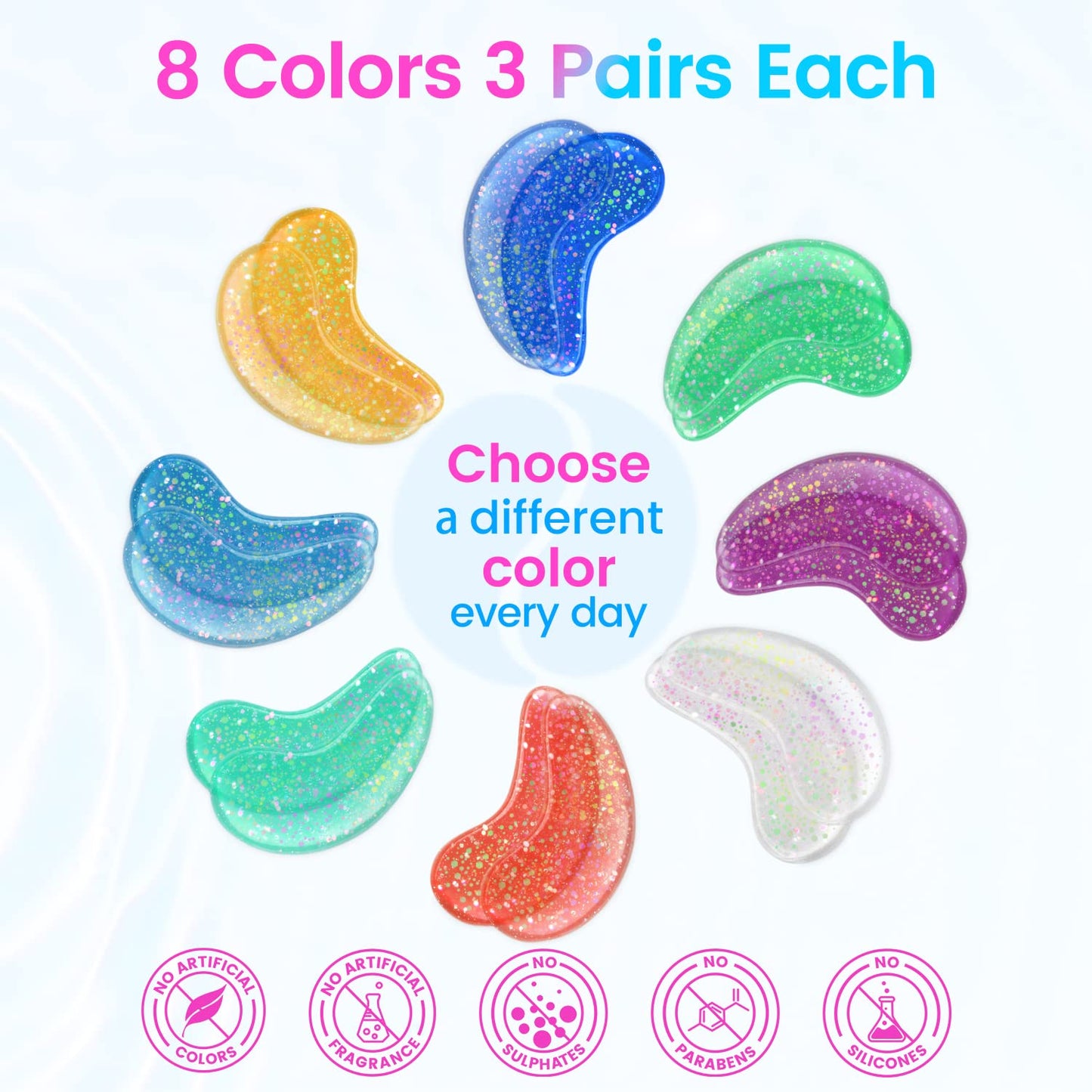 Onespring Eye Masks (48 Pairs) – Undereye Patches for Puffiness, Dark Circles, Wrinkles