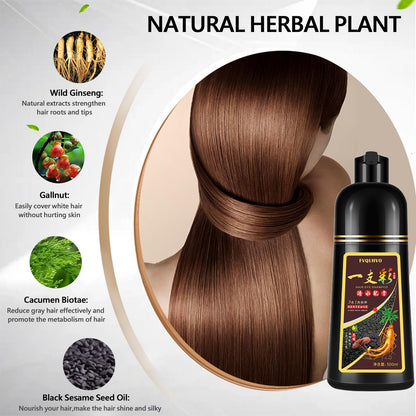 Onilyua 3-in-1 Hair Dye Shampoo – Dark Burgundy, 16.9 oz | Gray Coverage