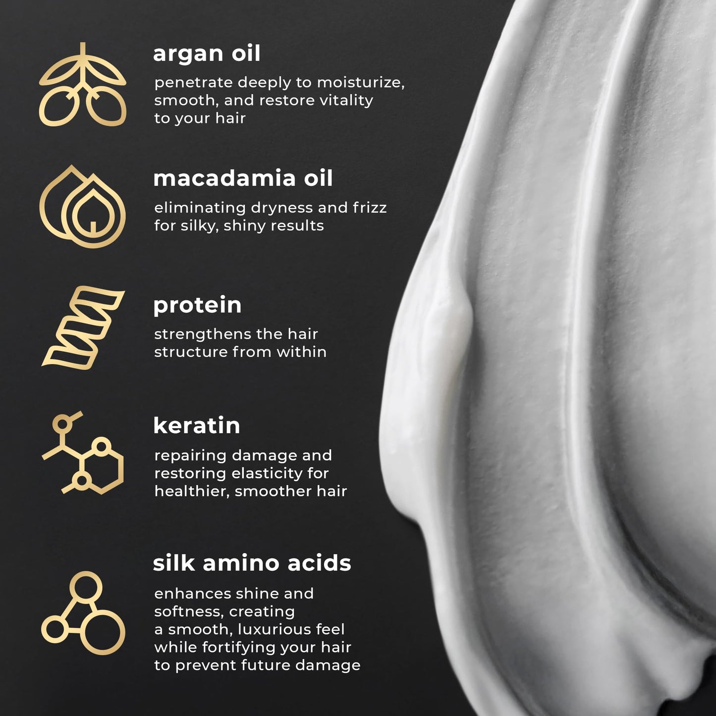 ONLY4HAIR Argan Oil Hair Repair Mask – Deep Conditioning for Damaged Hair