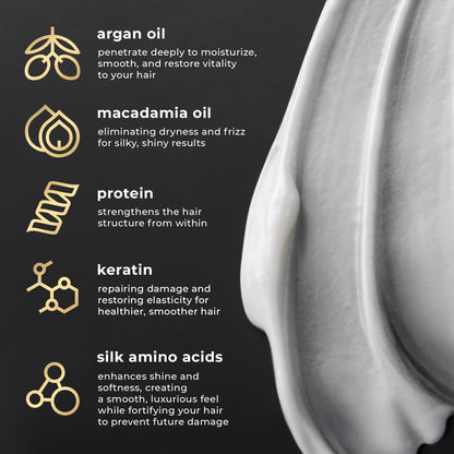 ONLY4HAIR Argan Oil Hair Repair Mask – Deep Conditioning for Damaged Hair