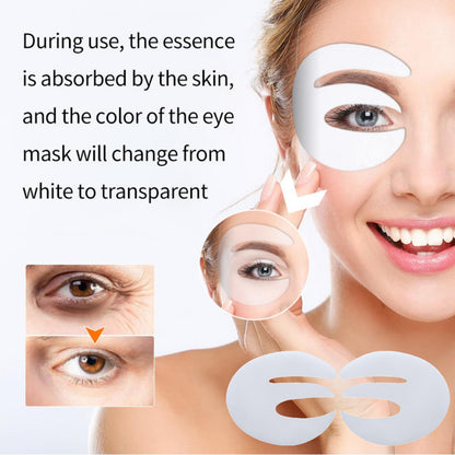 ONMYLOVIN 5 Pairs Deep Collagen Eye Patches – E-Shape Korean Eye Mask for Dark Circles, Hydrating & Firming