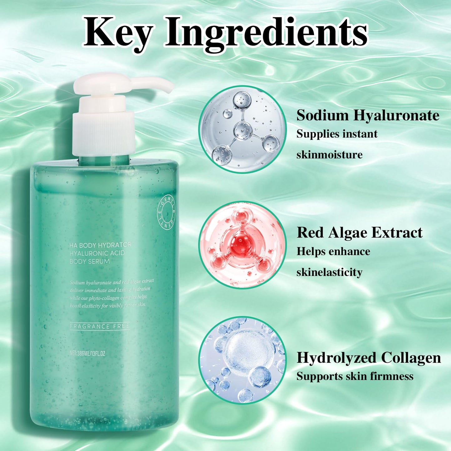 ONRSV Body Hydrator Hyaluronic Acid Serum — Deep Moisture, Fragrance-Free, 386ml