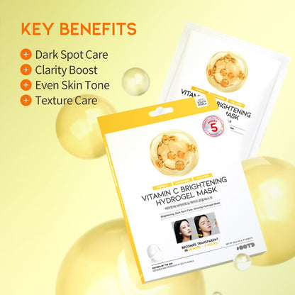 #OOTD Vitamin C Collagen Glutathione Hydrating & Firming Hydrogel Mask – Radiant Glow (5pcs)