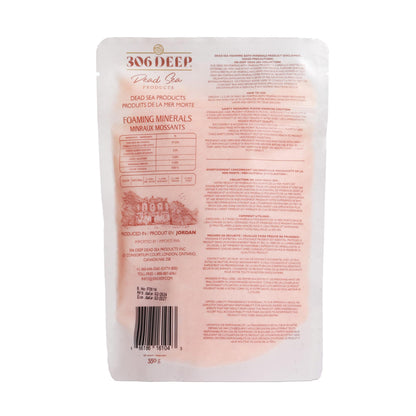 306 Deep Dead Sea Foaming Orange Bath Salts – Coarse Mineral Soak with Orange Essential Oils