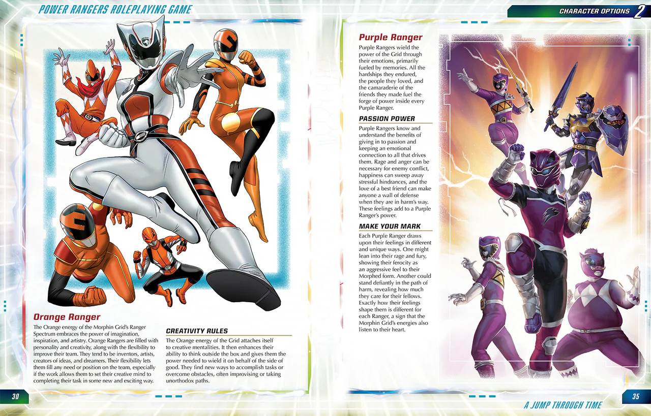 Power Rangers Roleplaying Game : A Jump Through Time Sourcebook