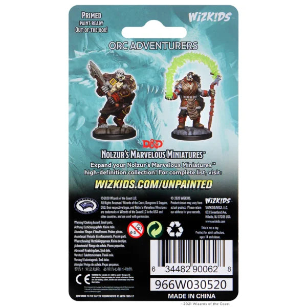 D&D Nolzurs Marvelous Miniatures: Orc Adventurers - Wave 12