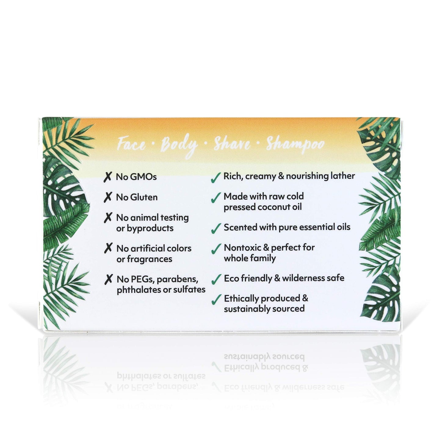 Organic Fiji Coco Fiji Soap Bar – Face & Body Moisturizing Soap with Coconut Oil & Grapefruit | Pack of 2