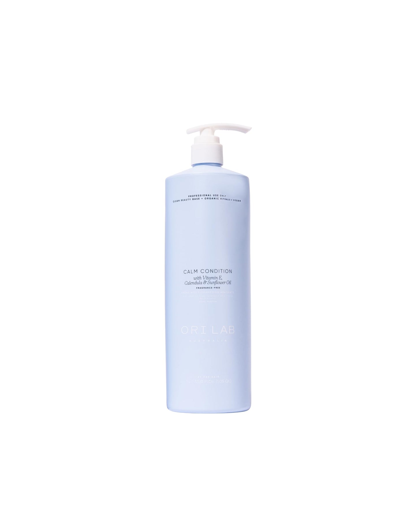 ORI LAB Calm Condition 1 Litre – Fragrance-Free Nourishing Cleanse & Condition