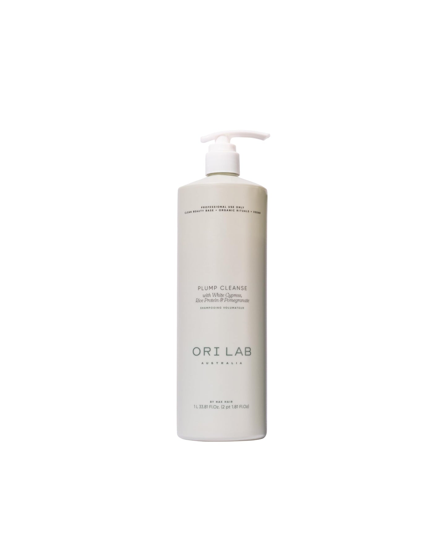 ORI LAB Plump Cleanse 1 Litre – Volumising Cleanse for Fine Hair