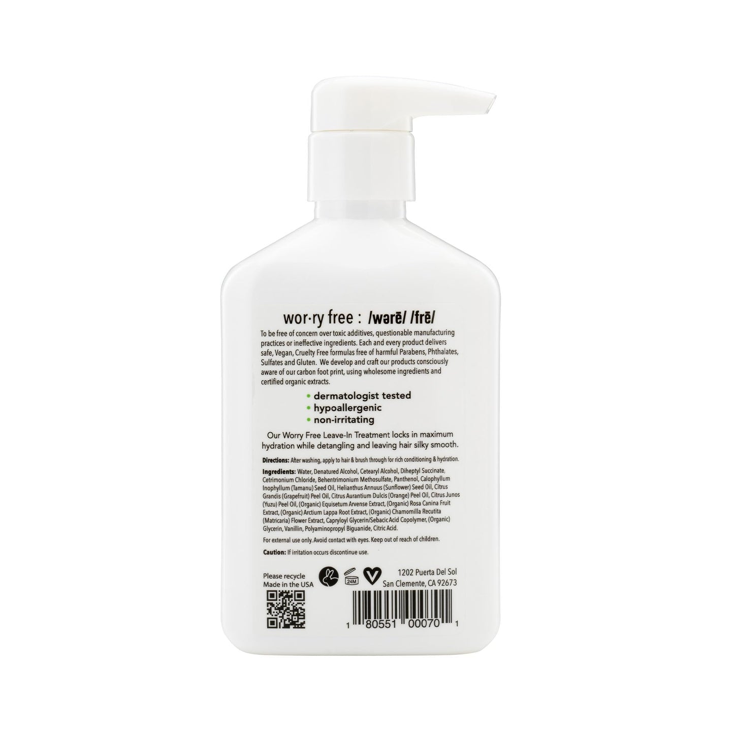 Original Sprout Worry Free Leave-In Conditioner for Dry Hair — Detangling & Gentle Daily Care (10 oz)