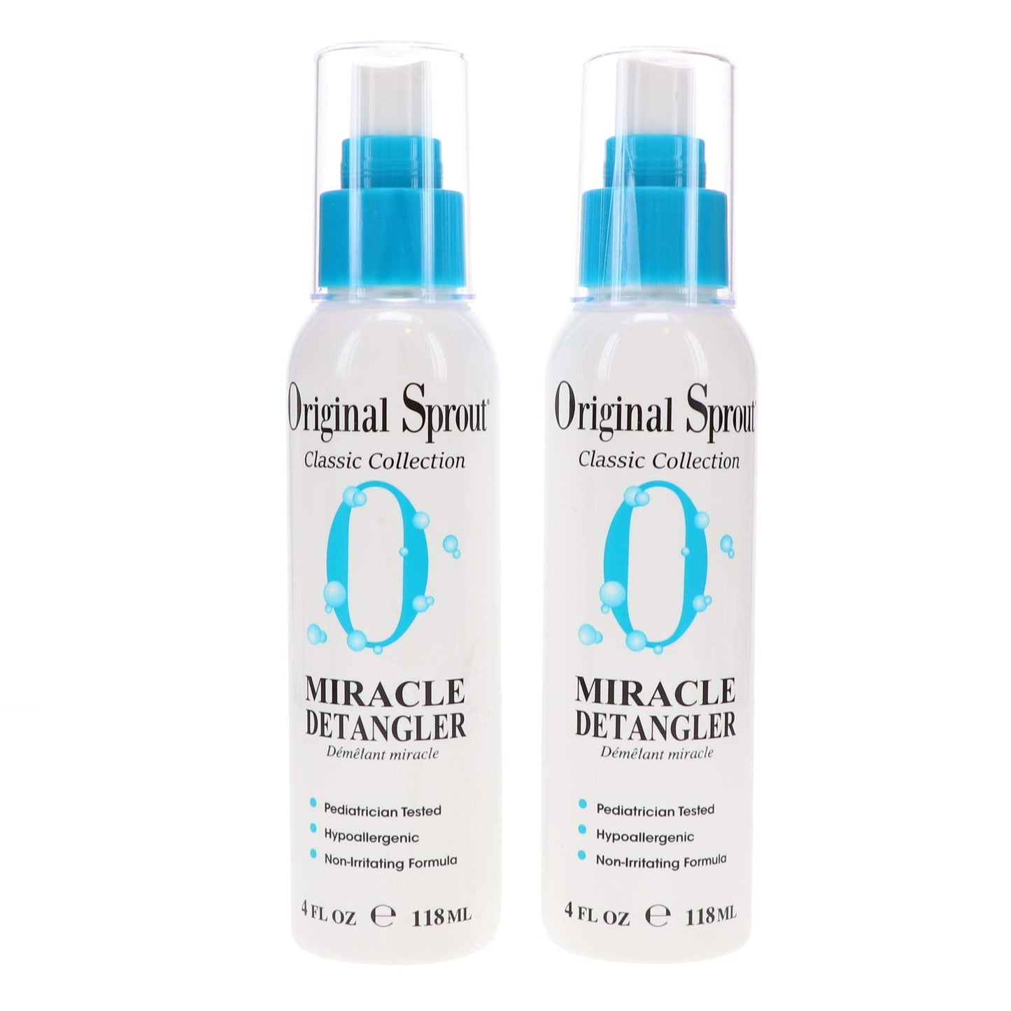 Original Sprout Miracle Detangler – All Hair Moisturizer & Leave-In Spray, 4 oz (2 Pack)