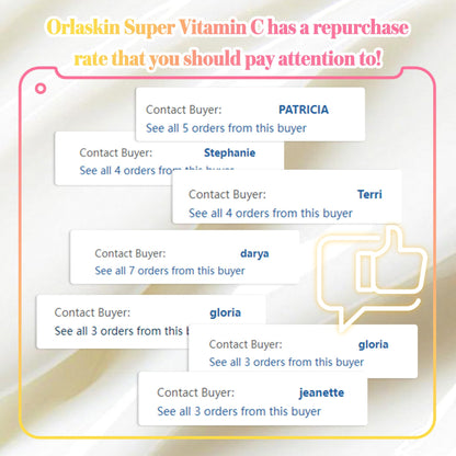 ORLASKIN Super Vitamin C Serum for Women Over 70 – Brightening, Hydration & Gentle Anti Aging 1.7 fl oz