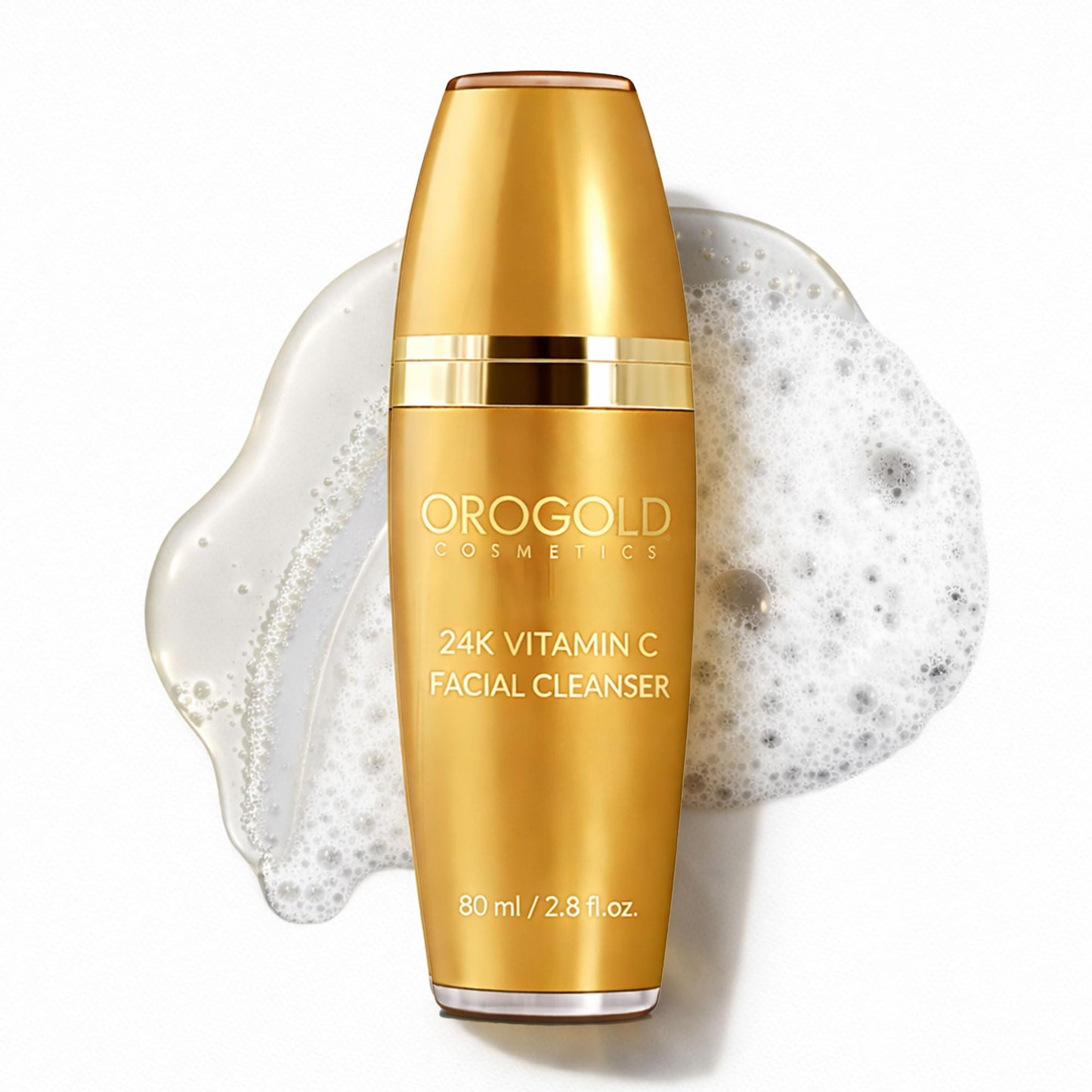 Orogold 24K Vitamin C Facial Cleanser - Gentle Foaming Gel for All Skin Types