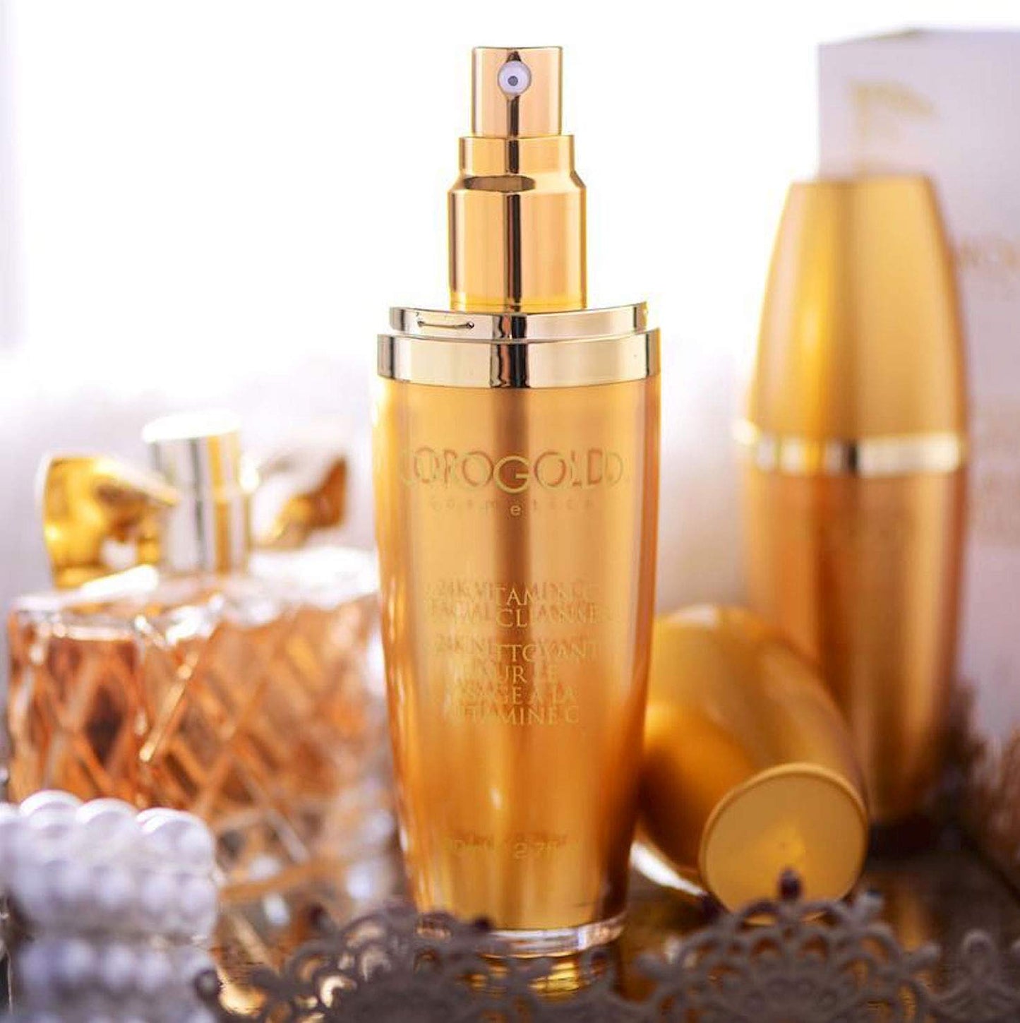 Orogold 24K Vitamin C Facial Cleanser - Gentle Foaming Gel for All Skin Types