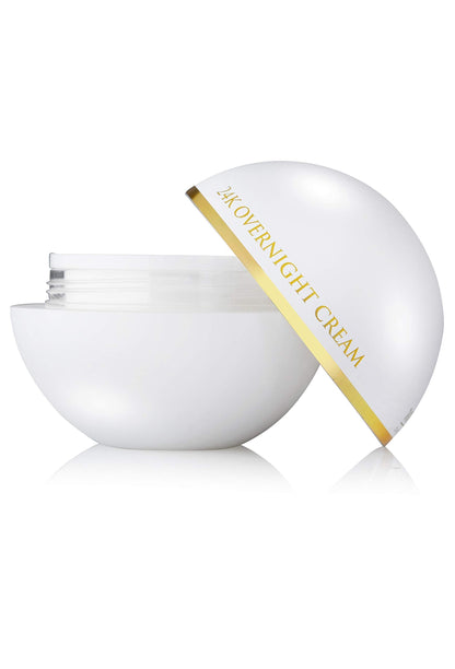 Orogold White Gold 24K Overnight Cream – Deep Hydration Night Moisturizer (1.76 oz)