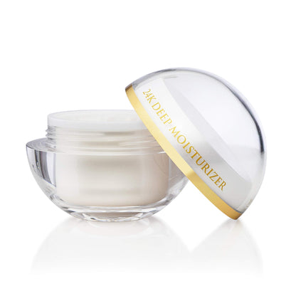 Orogold White Gold Day Moisturizer – 24K Gold Deep Hydration with White Tea, Chamomile, Shea Butter, Vitamin C & E – 1.6 oz