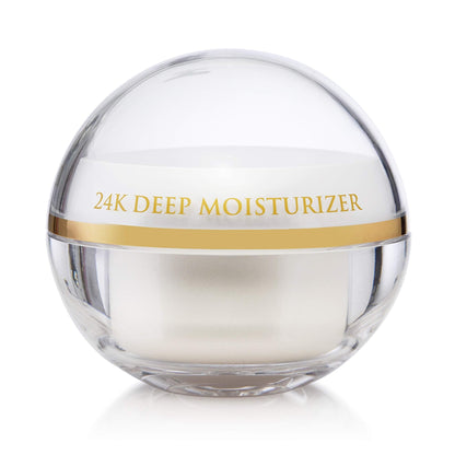 Orogold White Gold Day Moisturizer – 24K Gold Deep Hydration with White Tea, Chamomile, Shea Butter, Vitamin C & E – 1.6 oz