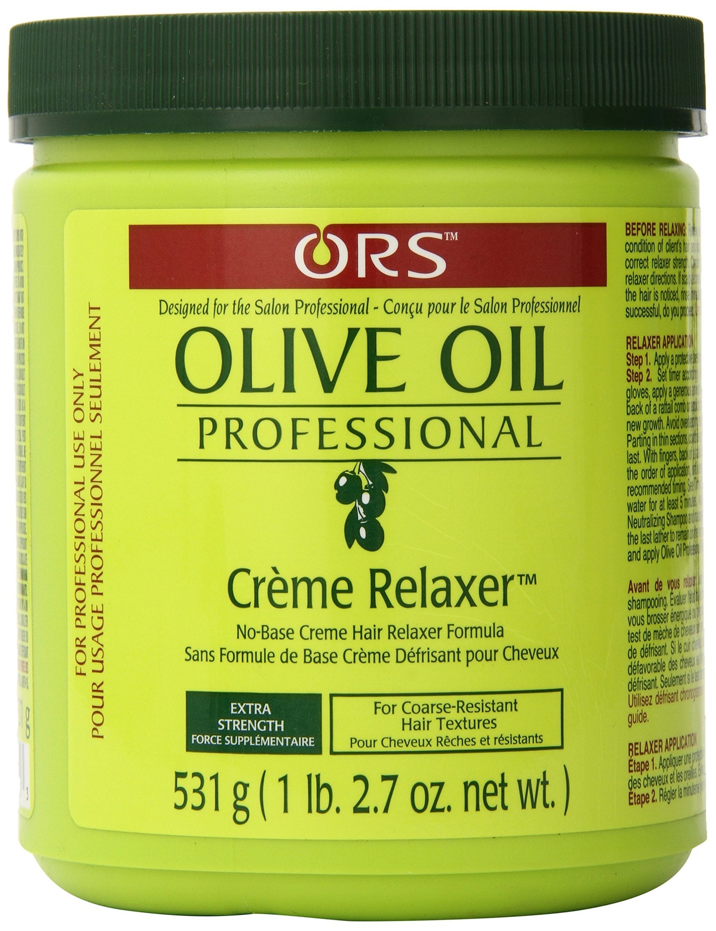 ORS Olive Oil Creme Relaxer Extra Strength 18.75 oz Jar