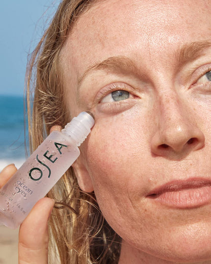 OSEA Ocean Eyes Age-Defying Eye Serum – Cooling Roller, Hyaluronic Acid & Peptides
