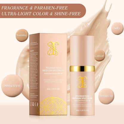 O.SECERT Color Changing Foundation – SPF15, Full Coverage, Natural Finish (#2, 30ml)