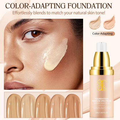 O.SECERT Color Changing Foundation – SPF15, Full Coverage, Natural Finish (#2, 30ml)